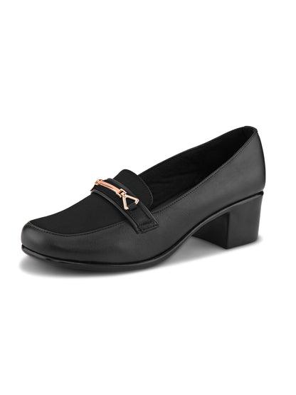 Comfortable Formal Block Heel Loafers