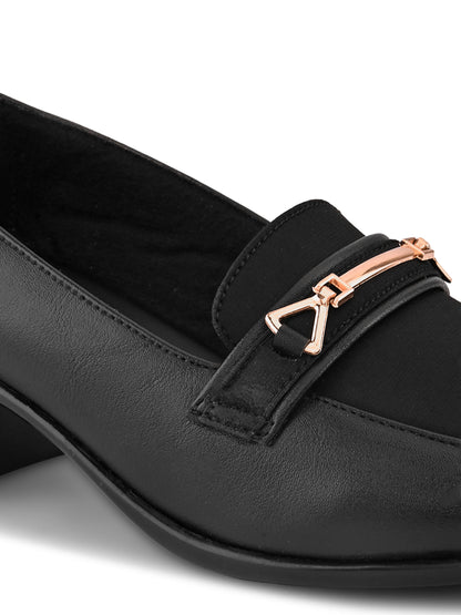 Comfortable Formal Block Heel Loafers