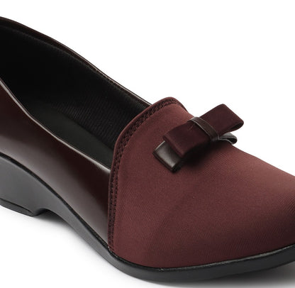 Graceful & Alluring Bow Design Comfortable Ballerinas