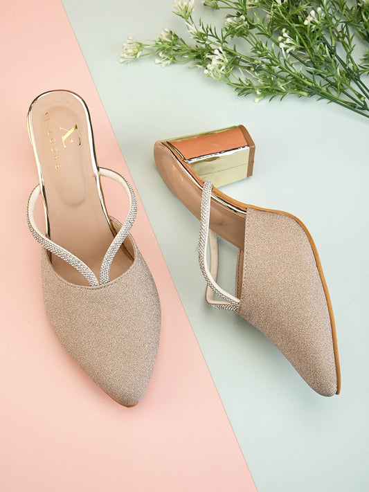 Graceful & Trendy  Slip-On Heels