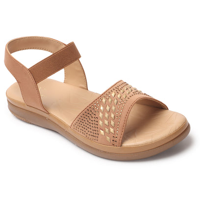 Graceful & Modern Siroski Design Sandals