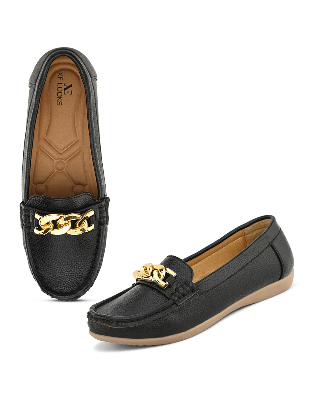 Comfortable ,Stylish & Fancy Chain Design Slip-On - Loafer