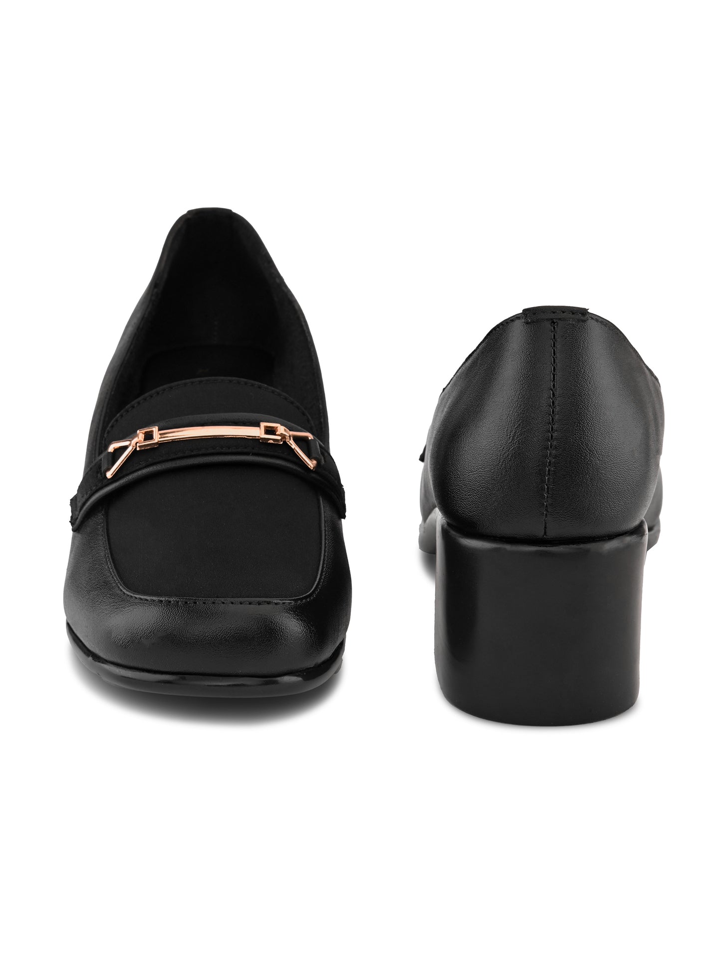 Comfortable Formal Block Heel Loafers