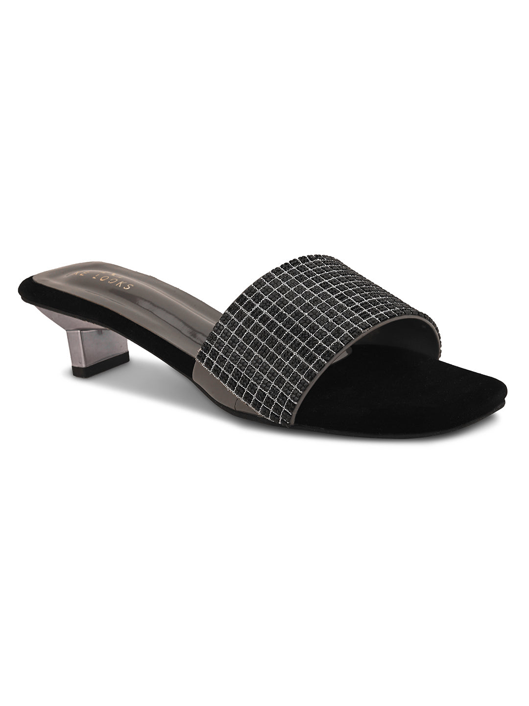 Sophisticated & Classy Grid Design Flat Slippers