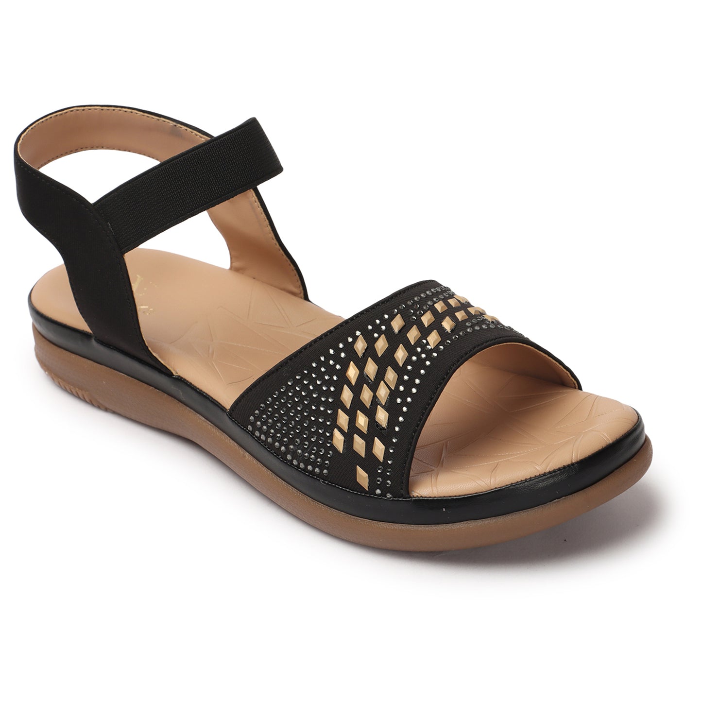 Graceful & Modern Siroski Design Sandals