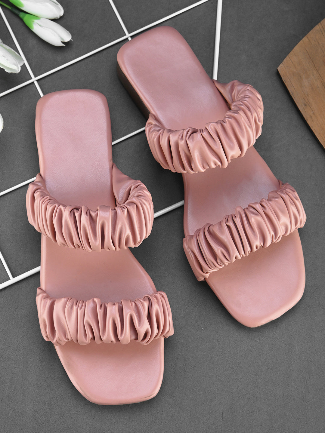 Fancy & Attractive with Unique Design Flat Slipper