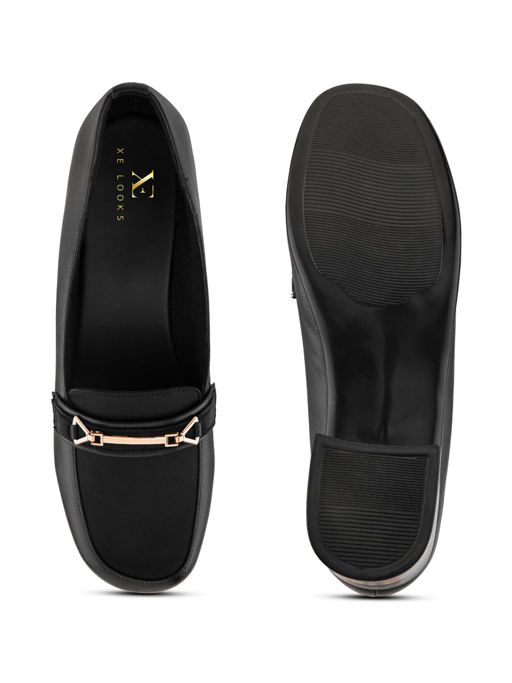 Comfortable Formal Block Heel Loafers