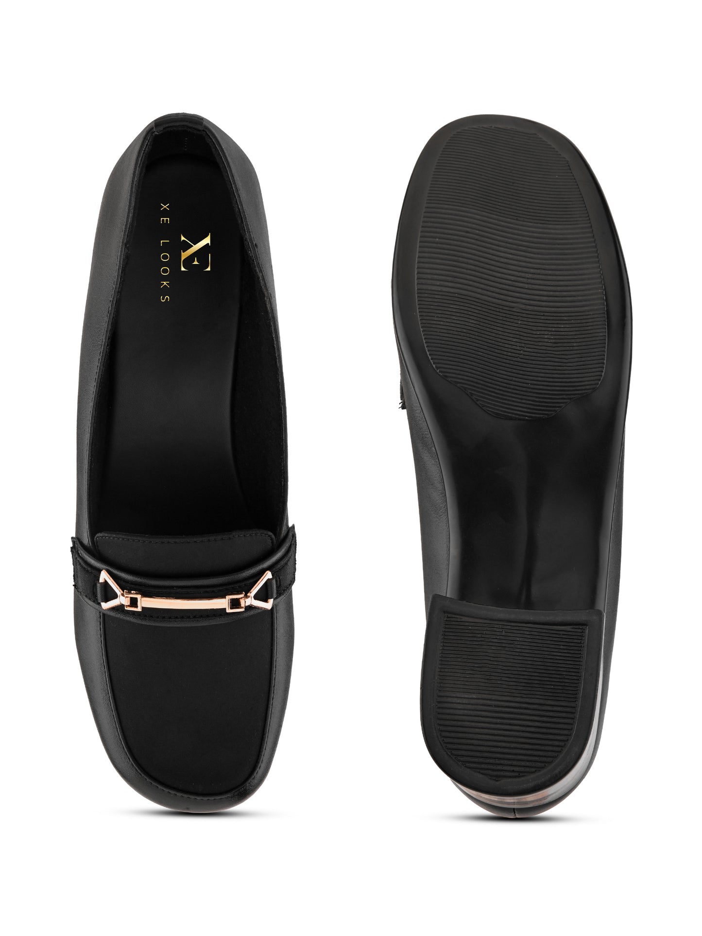 Comfortable Formal Block Heel Loafers