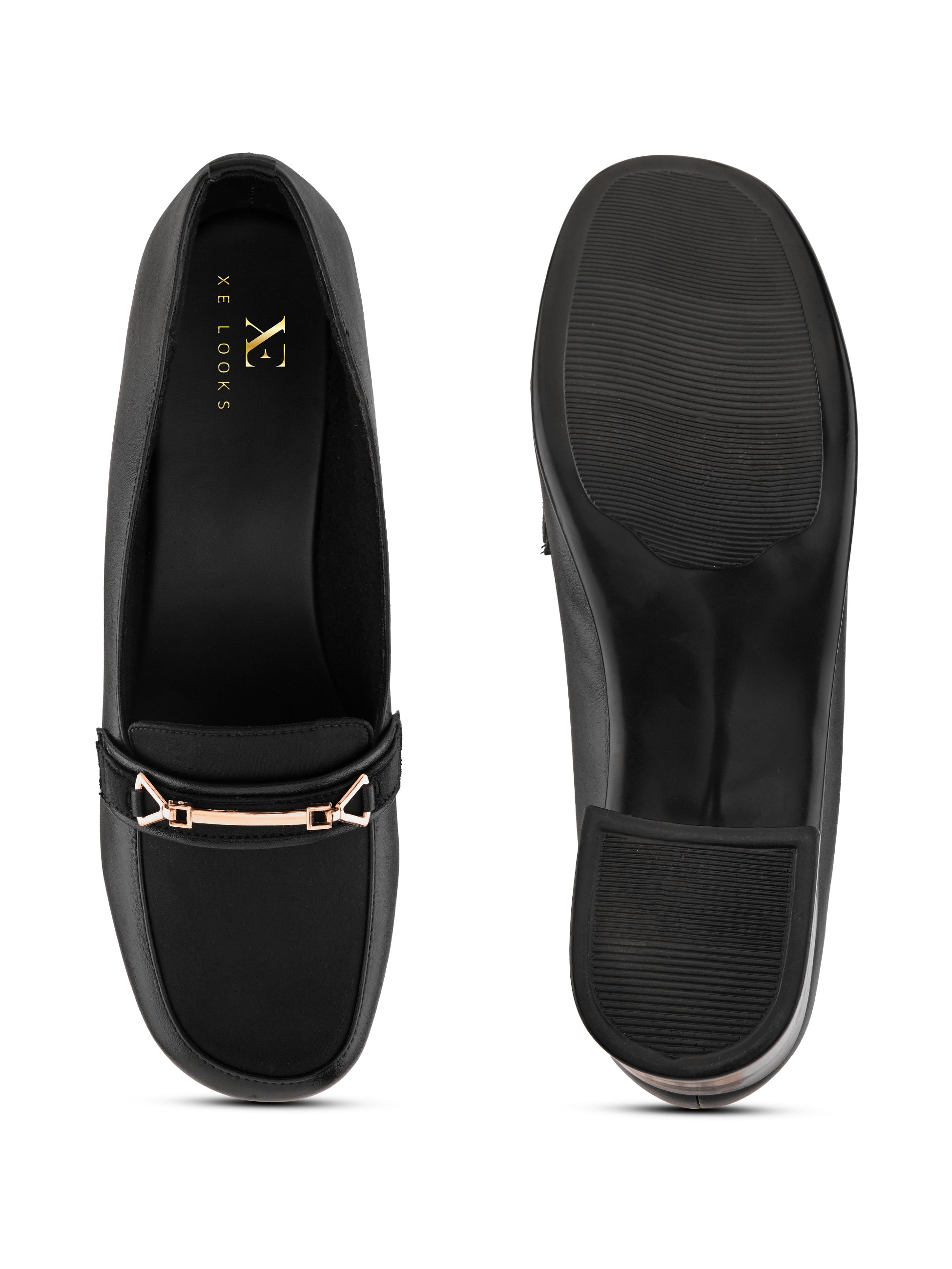 Comfortable Formal Block Heel Loafers