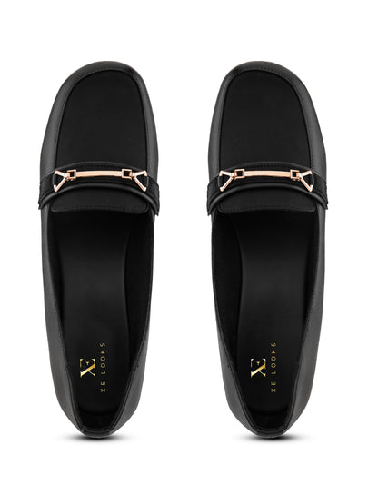 Comfortable Formal Block Heel Loafers