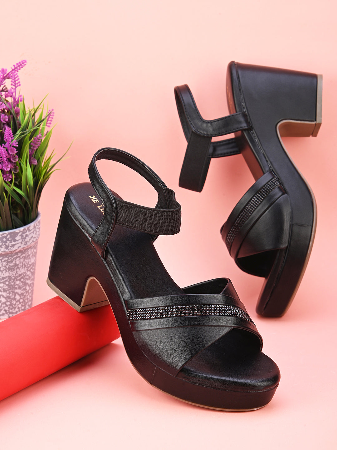 Attractive and Stylish With Ankle Straps Block Heel