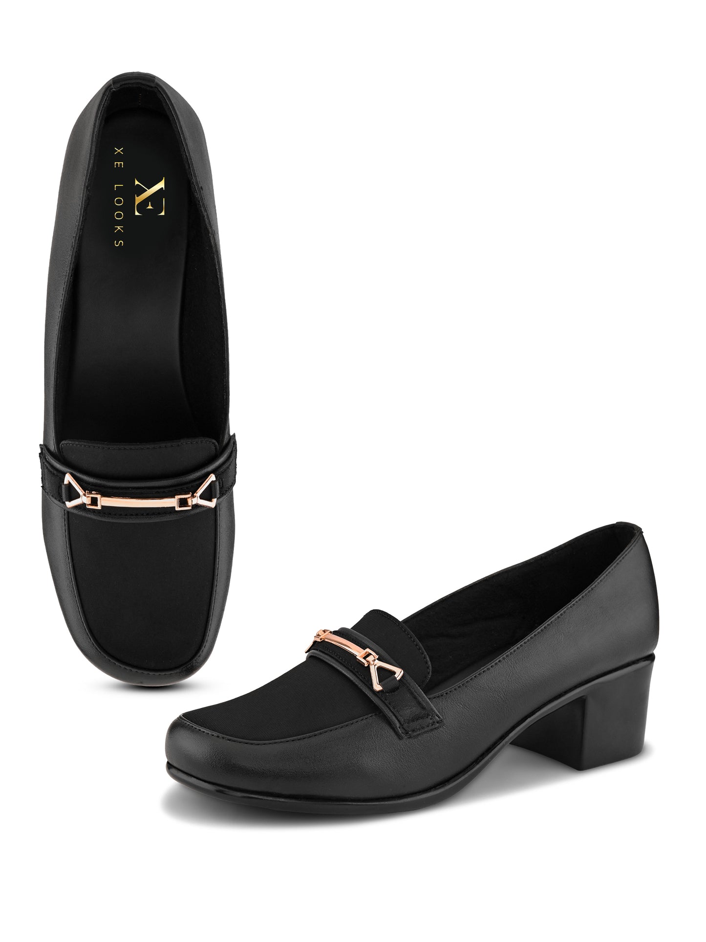 Comfortable Formal Block Heel Loafers