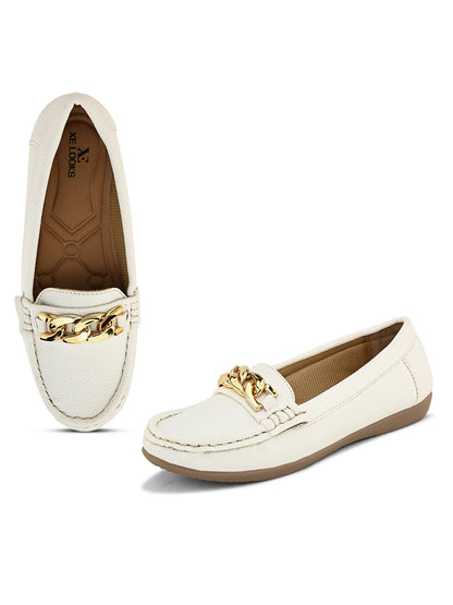 Comfortable ,Stylish & Fancy Chain Design Slip-On - Loafer