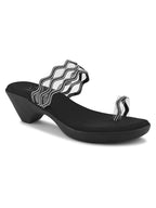 Elegant Toe-Ring Slip-On Sandals Comfort Sandals