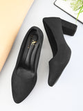 Elegant with a soft suede finish heels