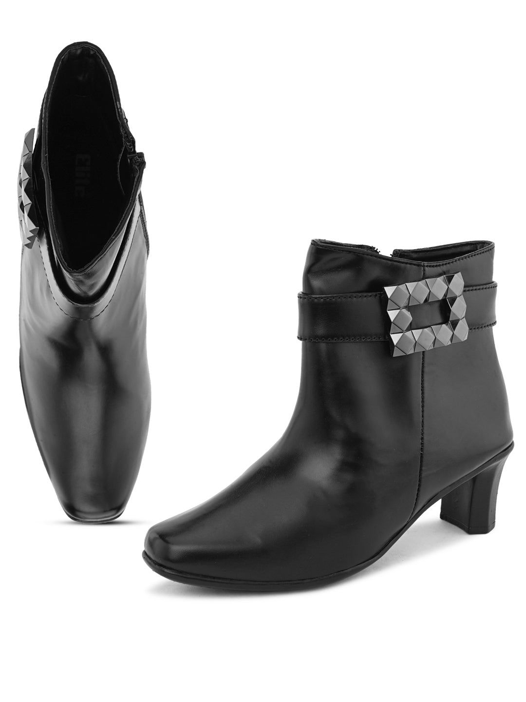 Comfortable & Stylish Zipper Black Boots