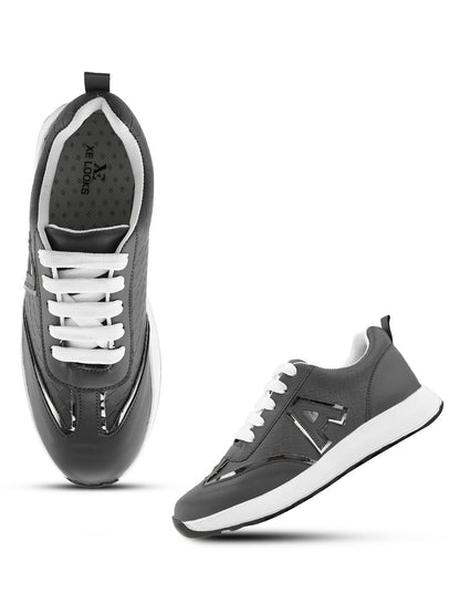 Trendy Lace up Sneakers, Lightweight & Trendy Running Sports Shoes