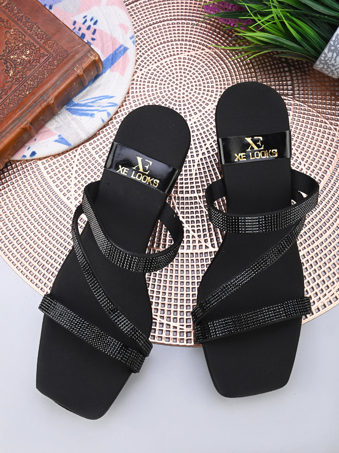 Comfortable , Stylish & Attractive Slip-On Block Heel Sandals