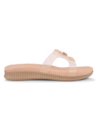 Crystal Floral Transparent Comfort Cushion Slides