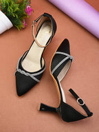Fancy & Comfortable with Buckle Closure Heels