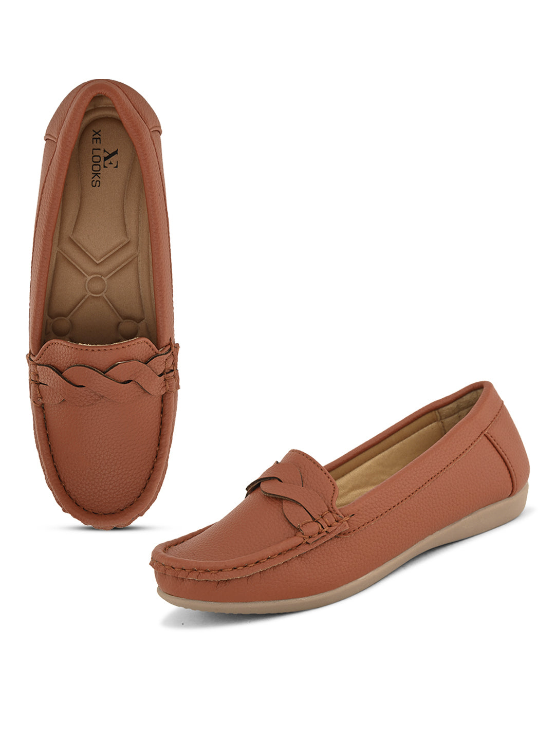 Soft & Comfortable Wave Design Slip-On -Loafer