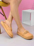 Slip-On Mules with Cushioned Footbed