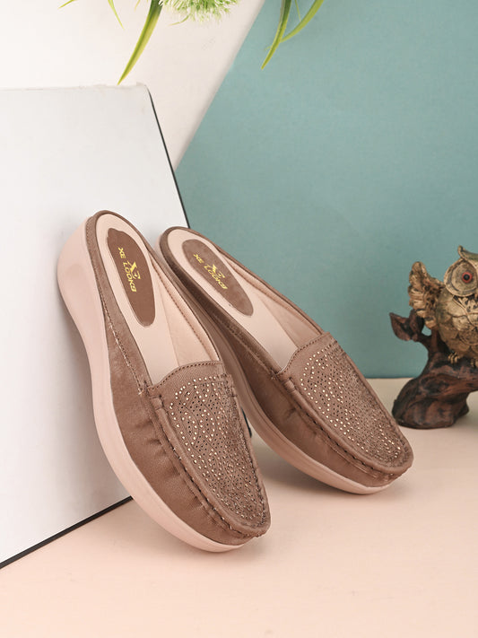 Flat Mule –Elegant Slip-On Mules with Cushioned