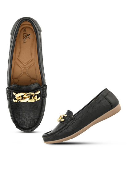 Comfortable ,Stylish & Fancy Chain Design Slip-On - Loafer