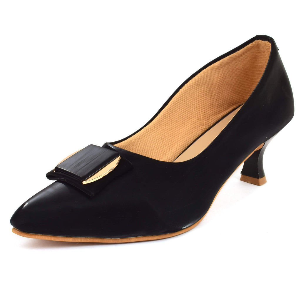 Classy & Eye-Catching Pencil Heel Ballerinas With Stylish Buckle