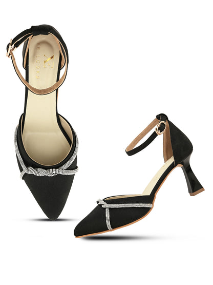 Fancy & Comfortable with Buckle Closure Heels