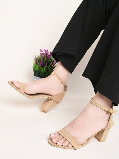 Comfortable , Soft &Trendy Casual Wear with Block Heel