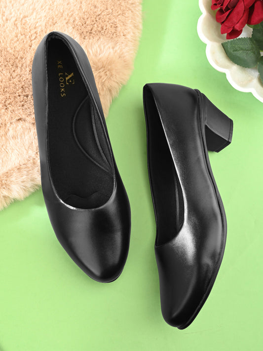 Attractive & Comfortable Block Heel Pumps Ballerinas