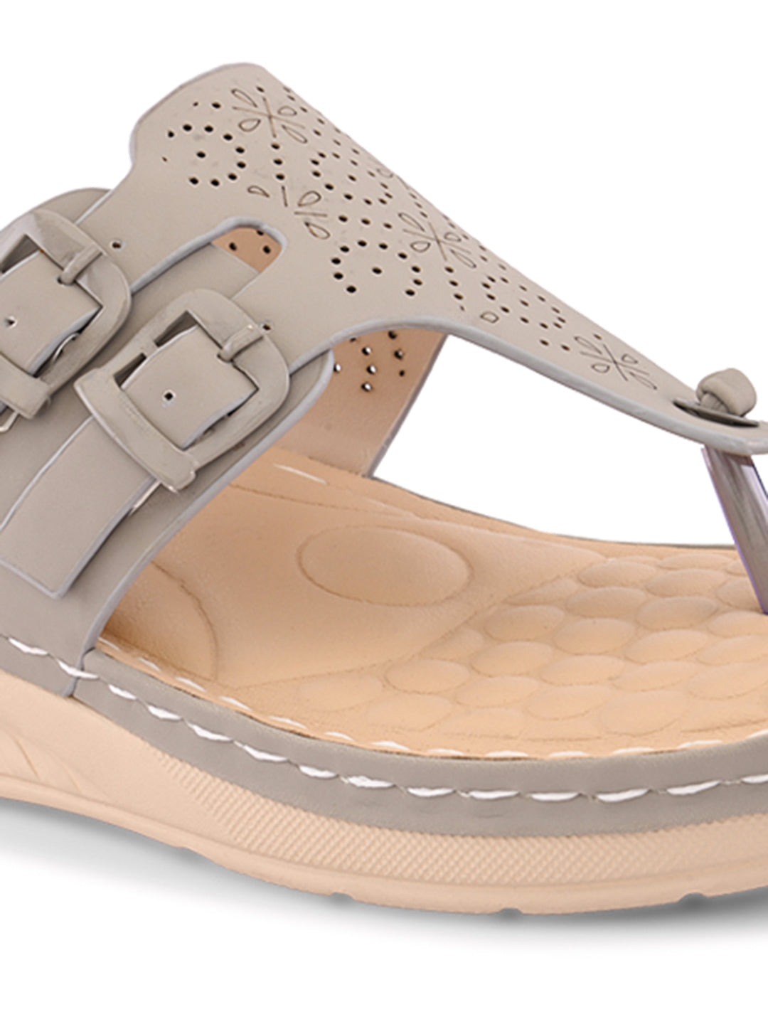 Graceful & Durable Buckle Design Doctor Slippers