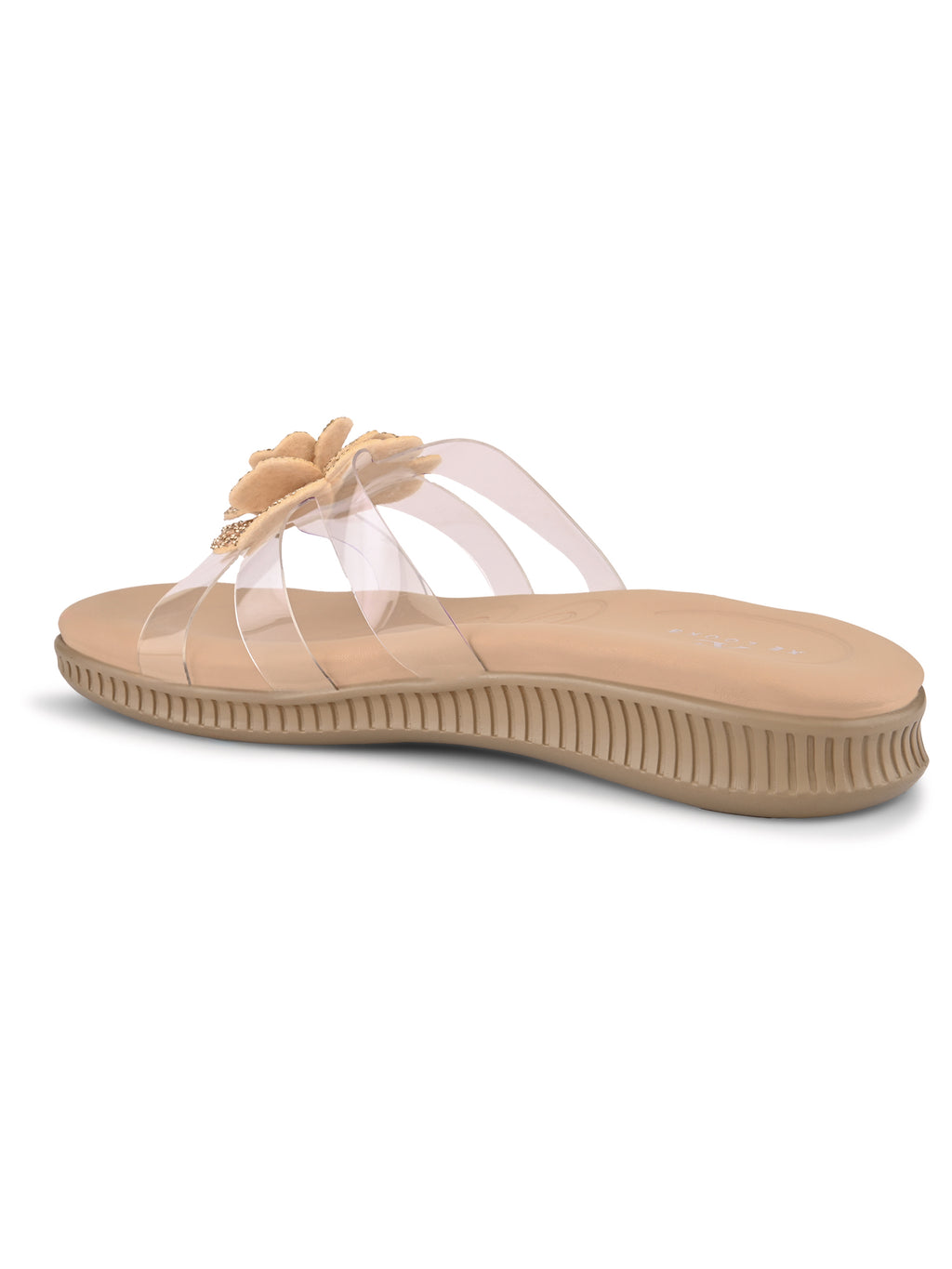 Crystal Rose Transparent Comfort Cushion Slides