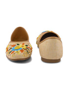 Traditional Floral Beaded Ethnic Juttis