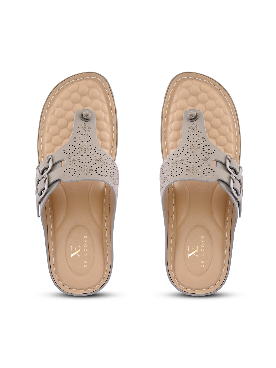 Graceful & Durable Buckle Design Doctor Slippers