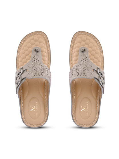 Graceful & Durable Buckle Design Doctor Slippers