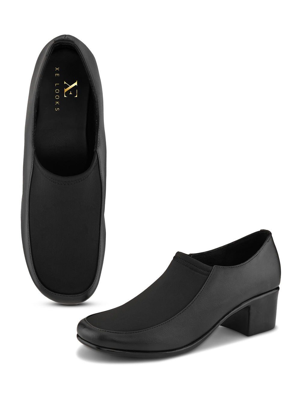Elegant Comfortable Formal Block Heel Shoes