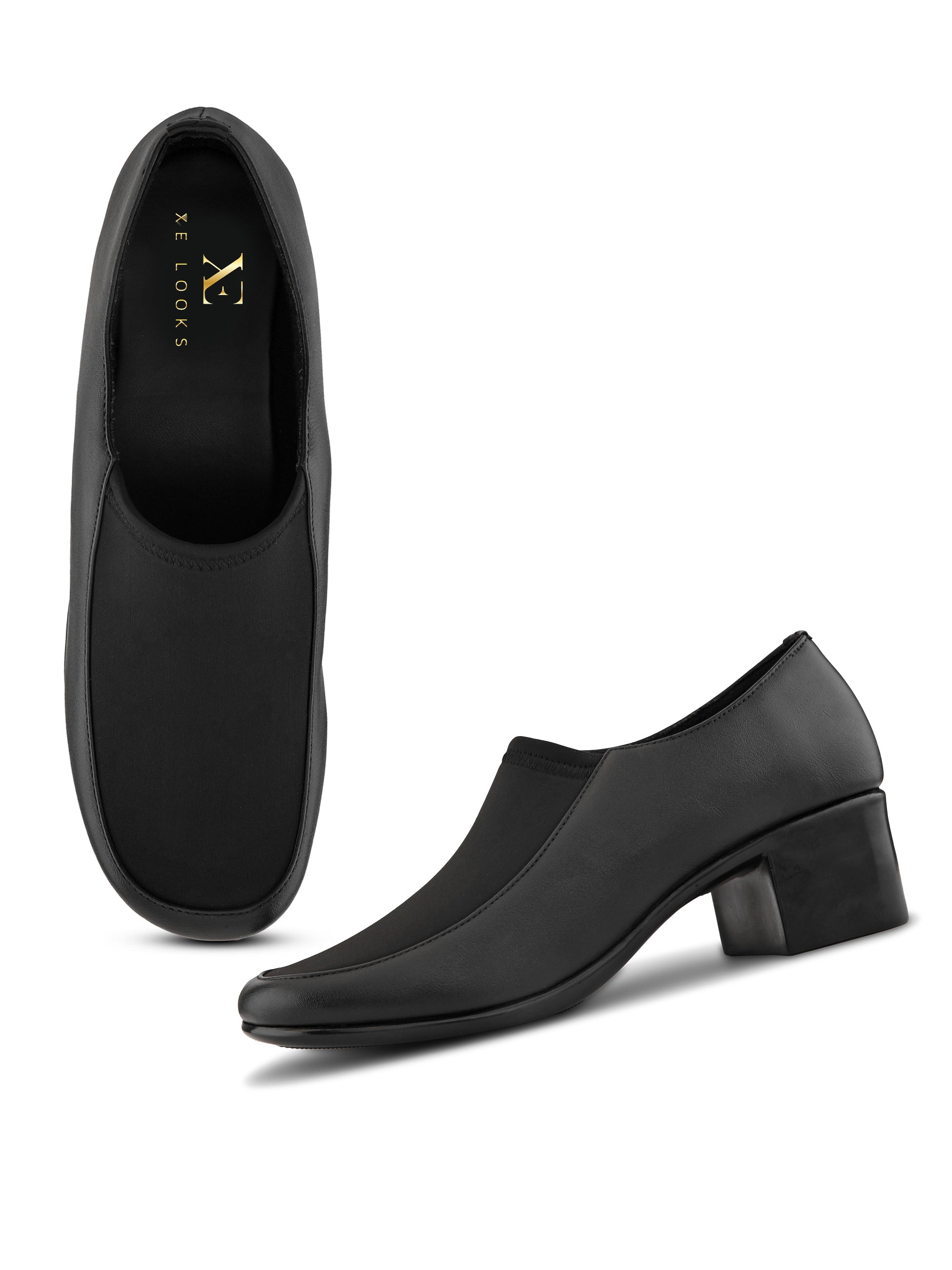 Elegant Comfortable Formal Block Heel Shoes