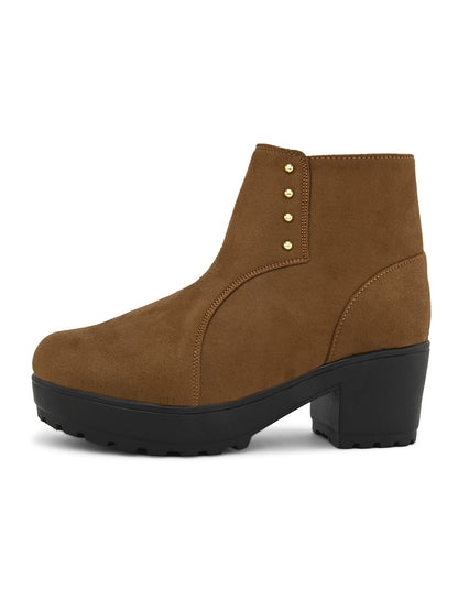 Comfortable & Fashionable With Zip Closure Boots
