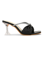 Elegant With Bow Accent Heel Sandal