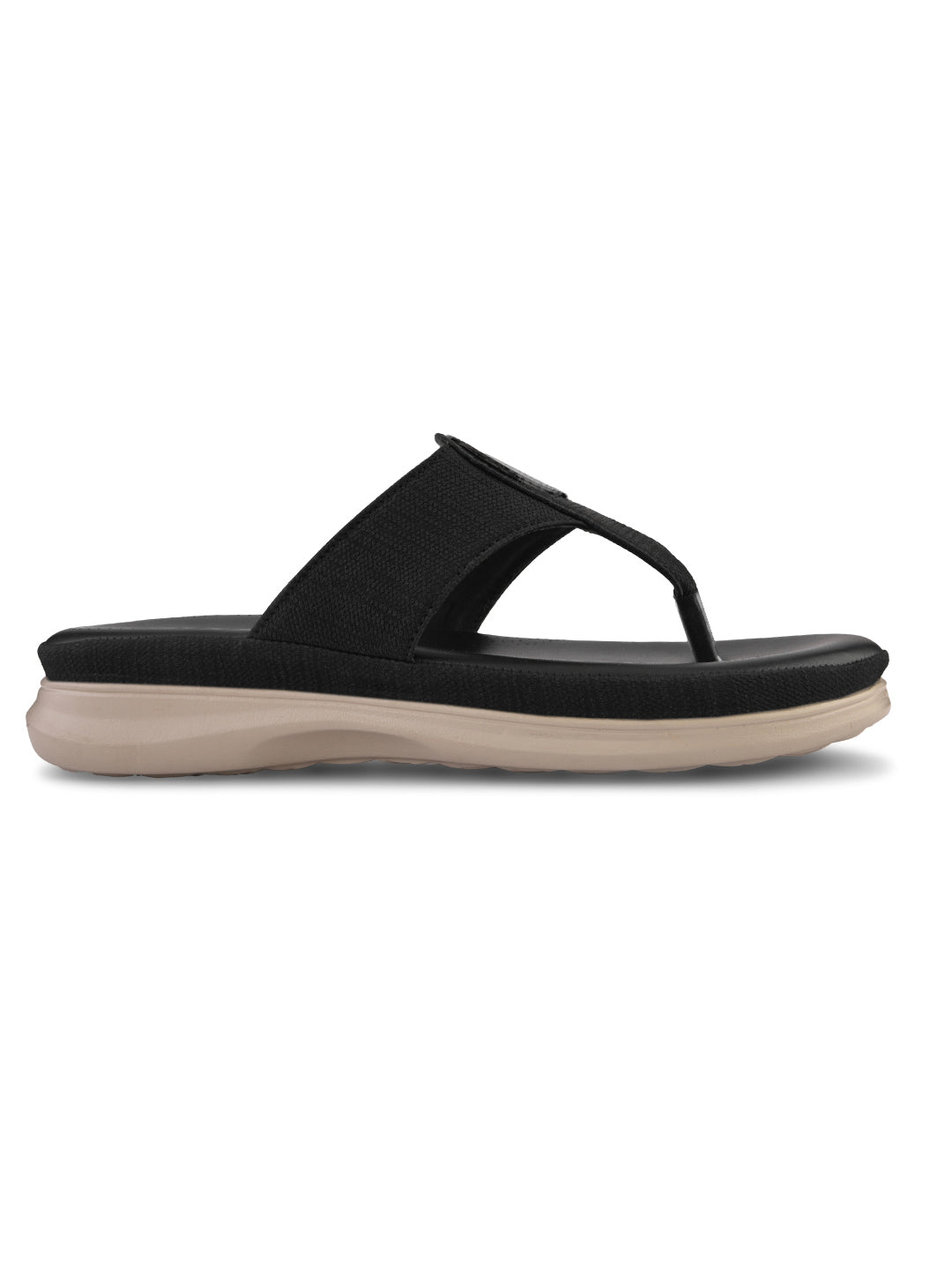 Embellishment Buckle Detail Comfort Toe-Ring Slippers