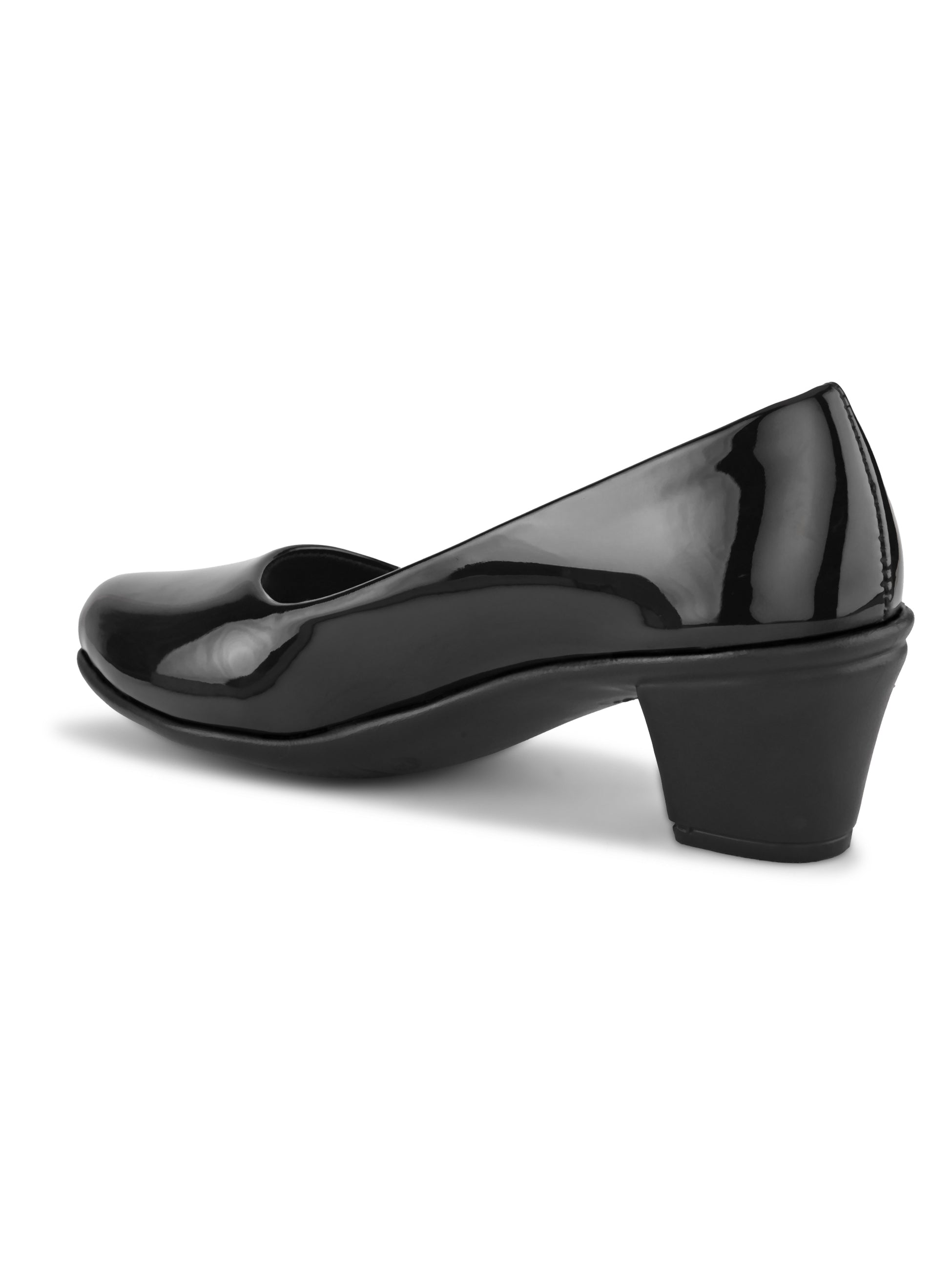 Glossy Pointed Toe Comfortable Slip-On Ballerinas