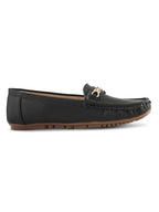 Classic Loafers with Metal Detail With Soft Insole Flats