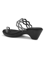 Elegant Toe-Ring Slip-On Sandals Comfort Sandals