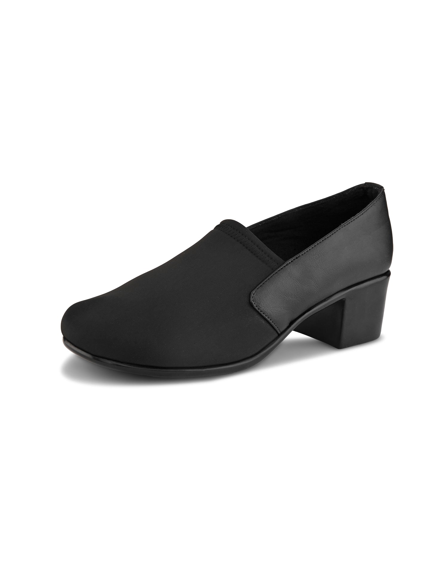 Soft & Supportive Slip-Ons Formal Block Heel Shoes