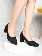 Elegant with a soft suede finish heels