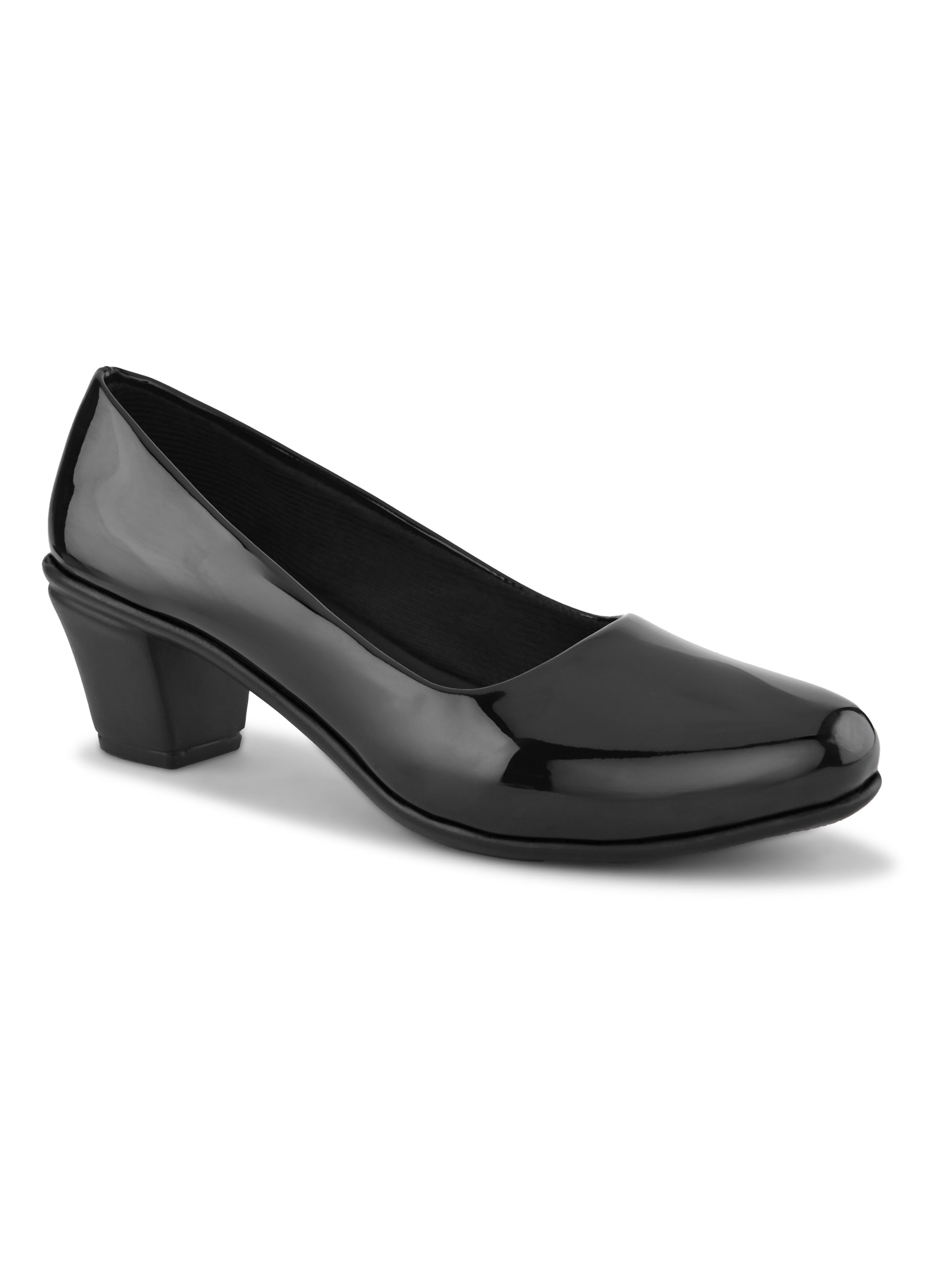 Glossy Pointed Toe Comfortable Slip-On Ballerinas
