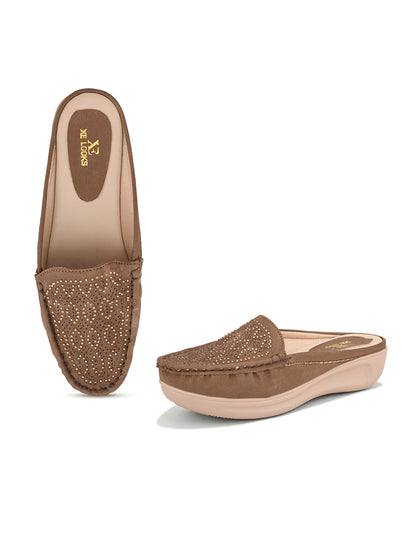 Flat Mule –Elegant Slip-On Mules with Cushioned