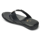 Sophisticated & Classic Flower Design Soft Cushion Doctor Slippers